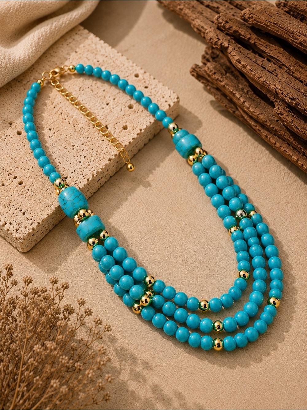 UNCLE COOKIE STATEMENT NECKLACE